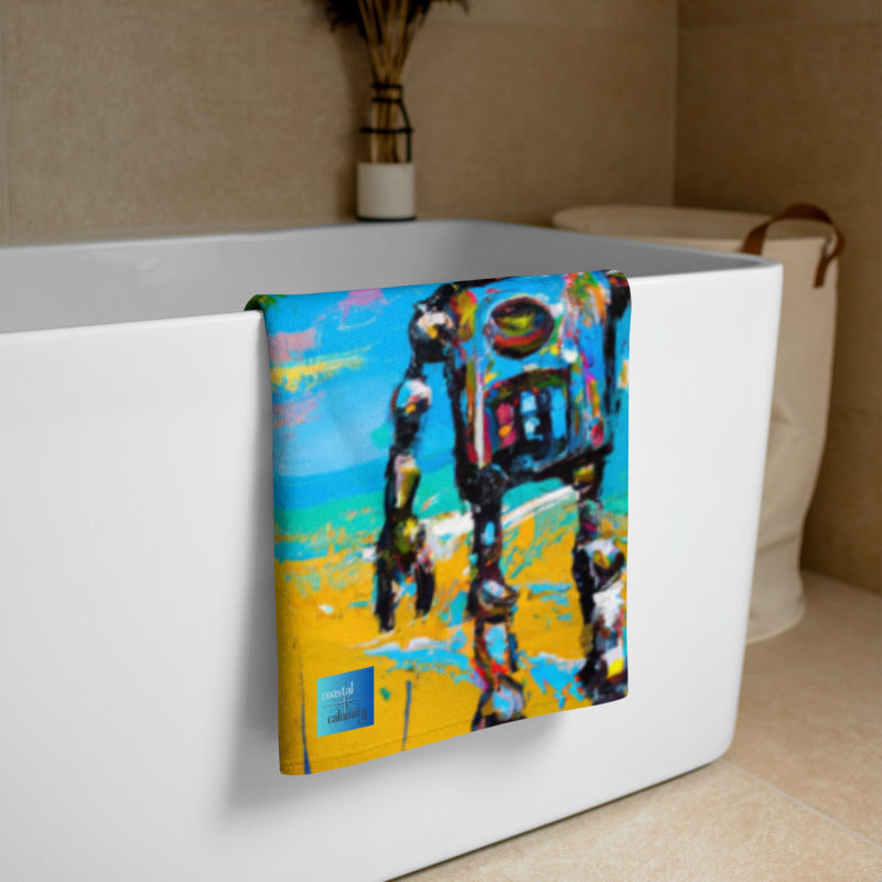 Robot at the Beach Towel