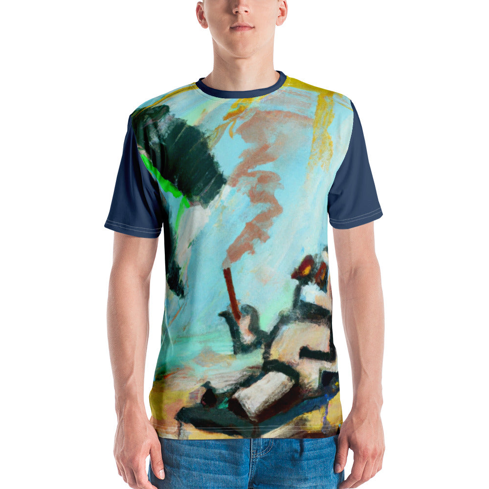 Men's T-shirt Calamity Robot Life