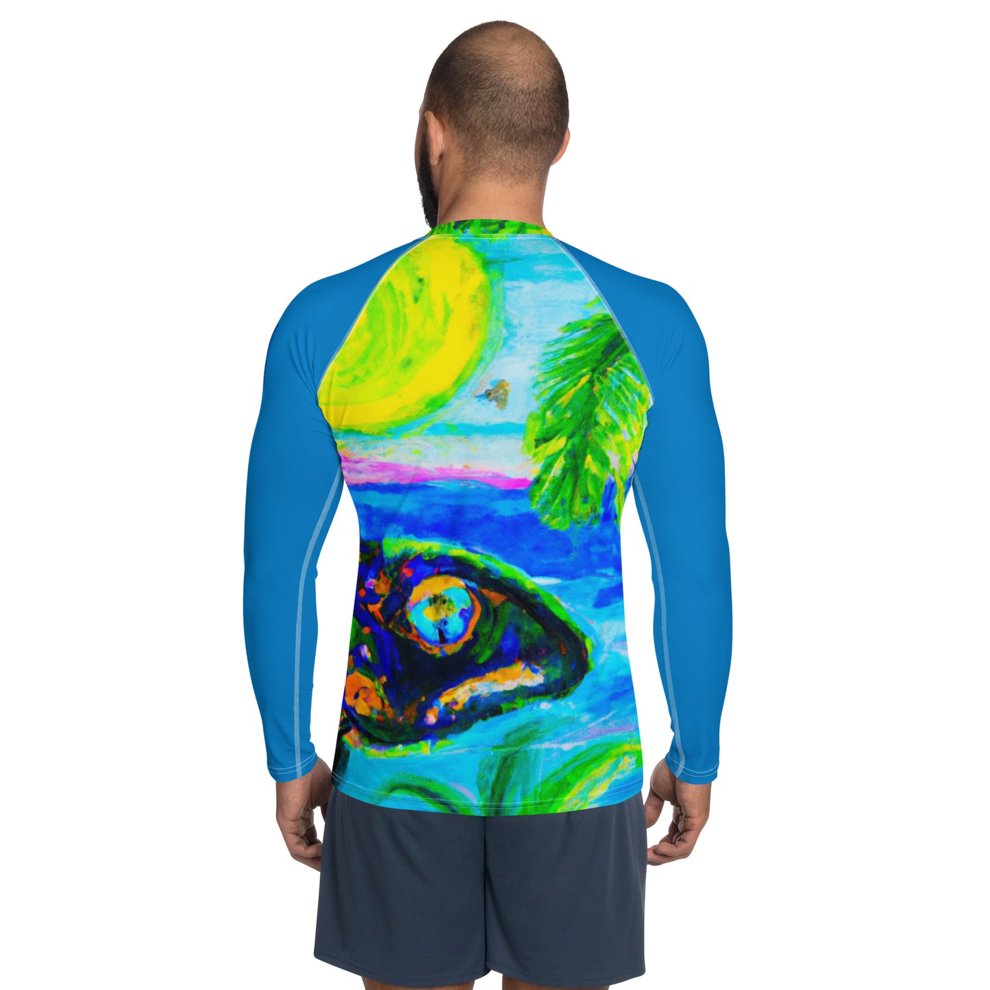 Men's Performance Gear Fish on Rash Guard
