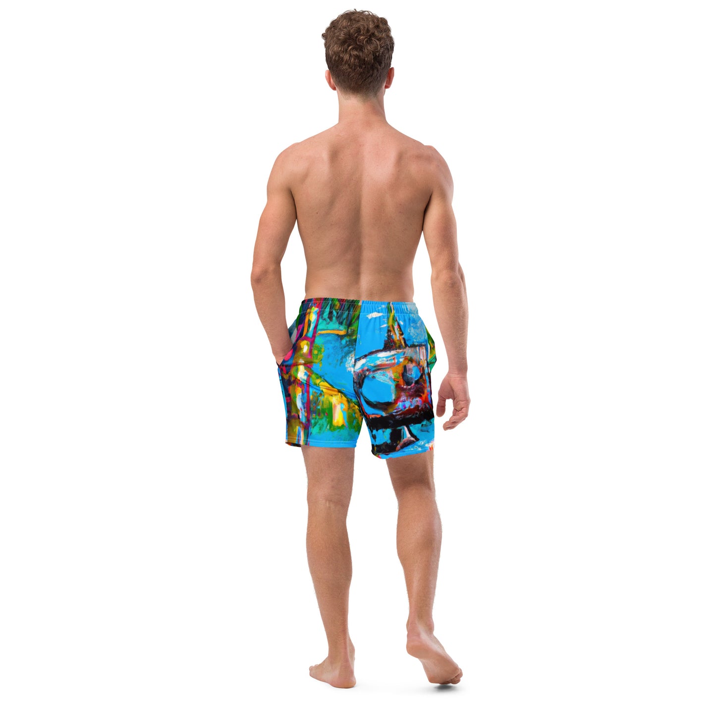 Men's Swim Shorts Calamity Robot