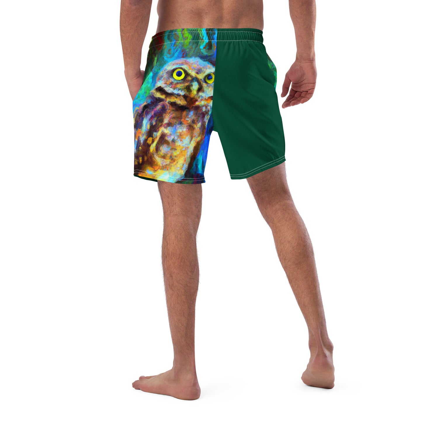 Men's Swim Shorts Burrowing Owl Protector