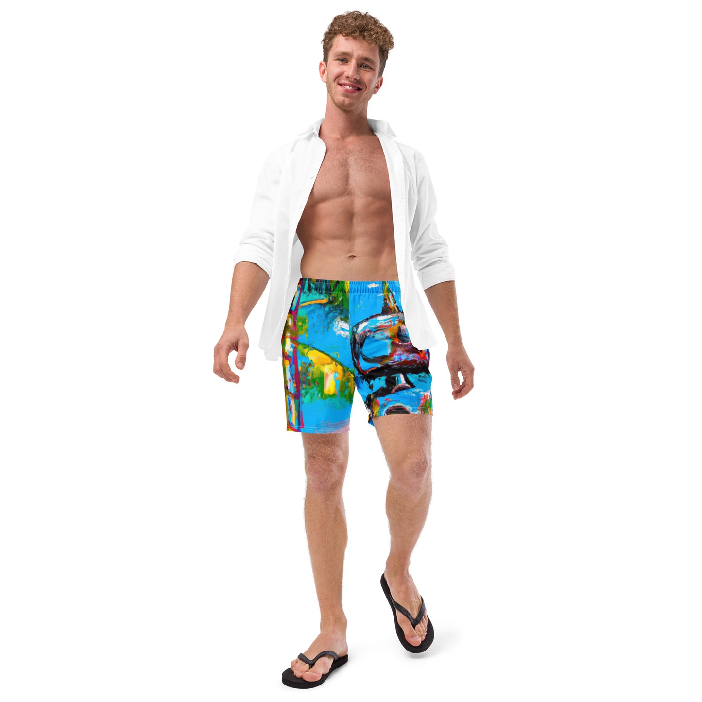 Men's Swim Shorts Calamity Robot