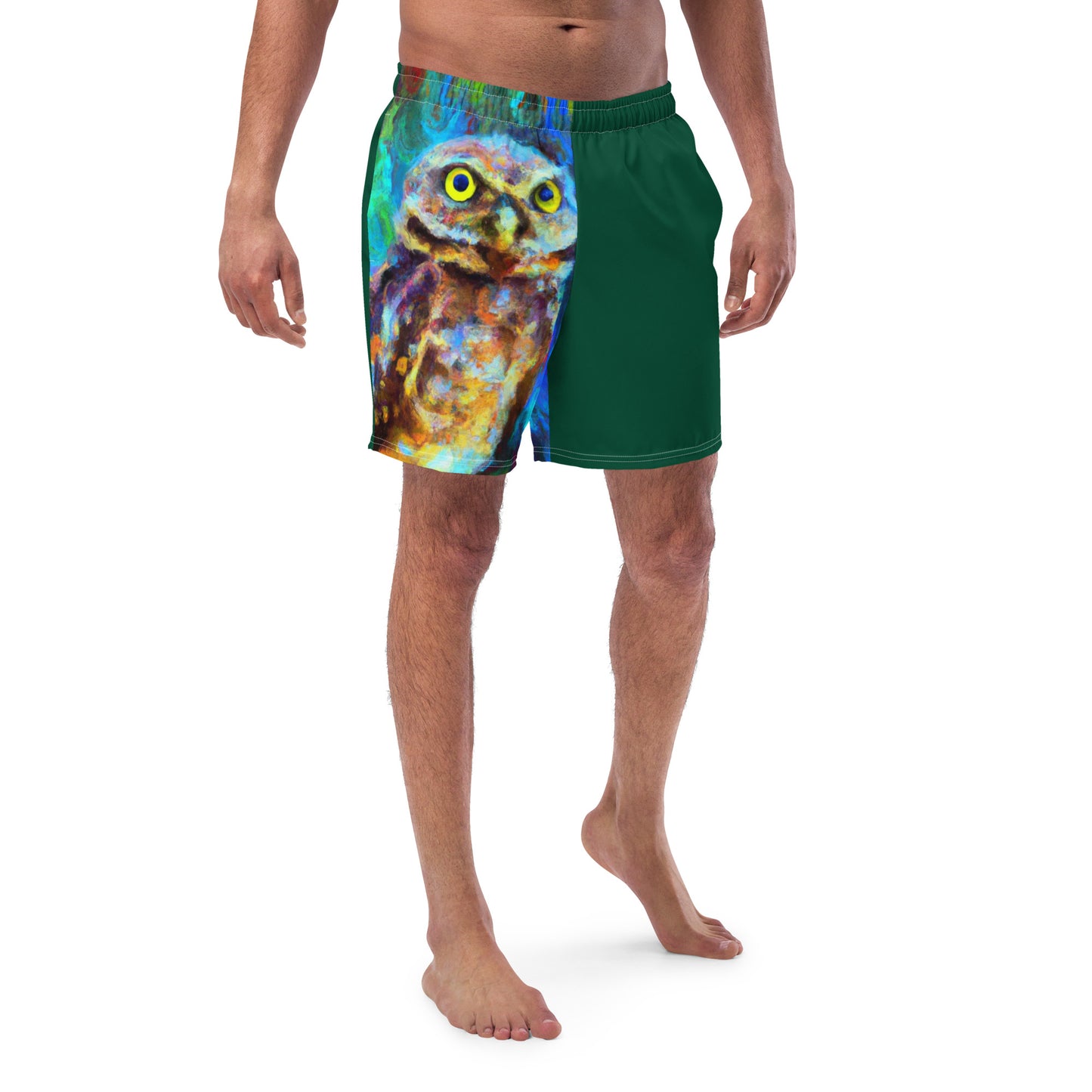 Men's Swim Shorts Burrowing Owl Protector
