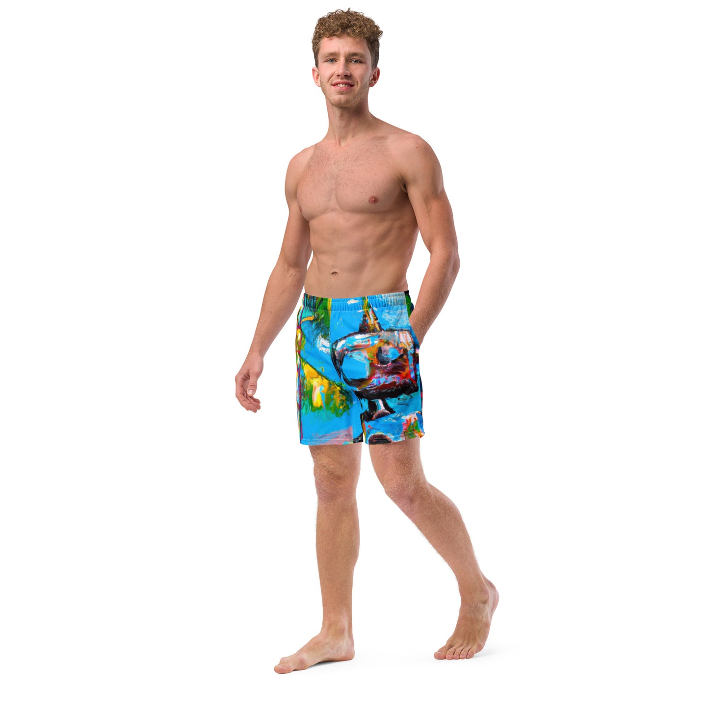 Men's Swim Shorts Calamity Robot