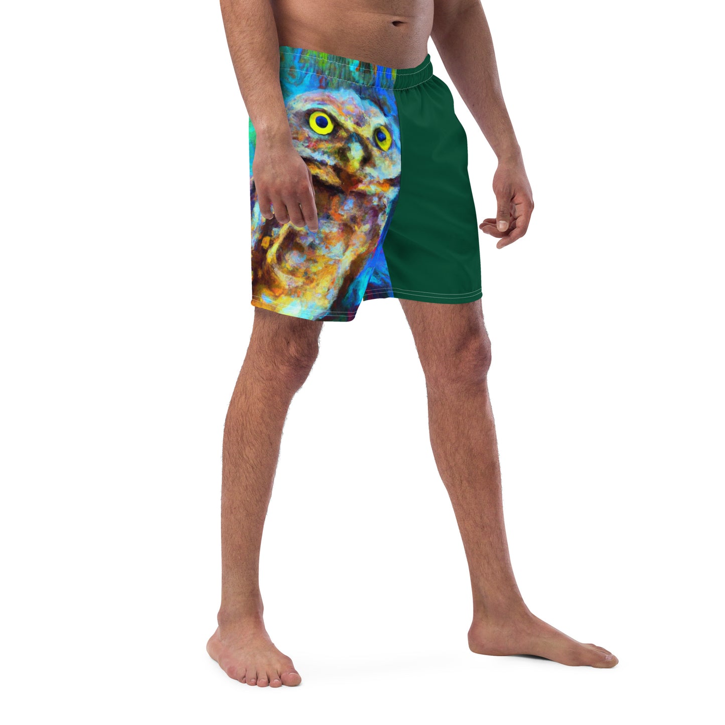 Men's Swim Shorts Burrowing Owl Protector