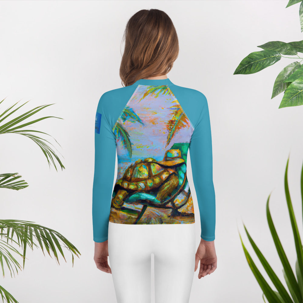 Youth Performance Gear Chilling Turtle Rash Guard