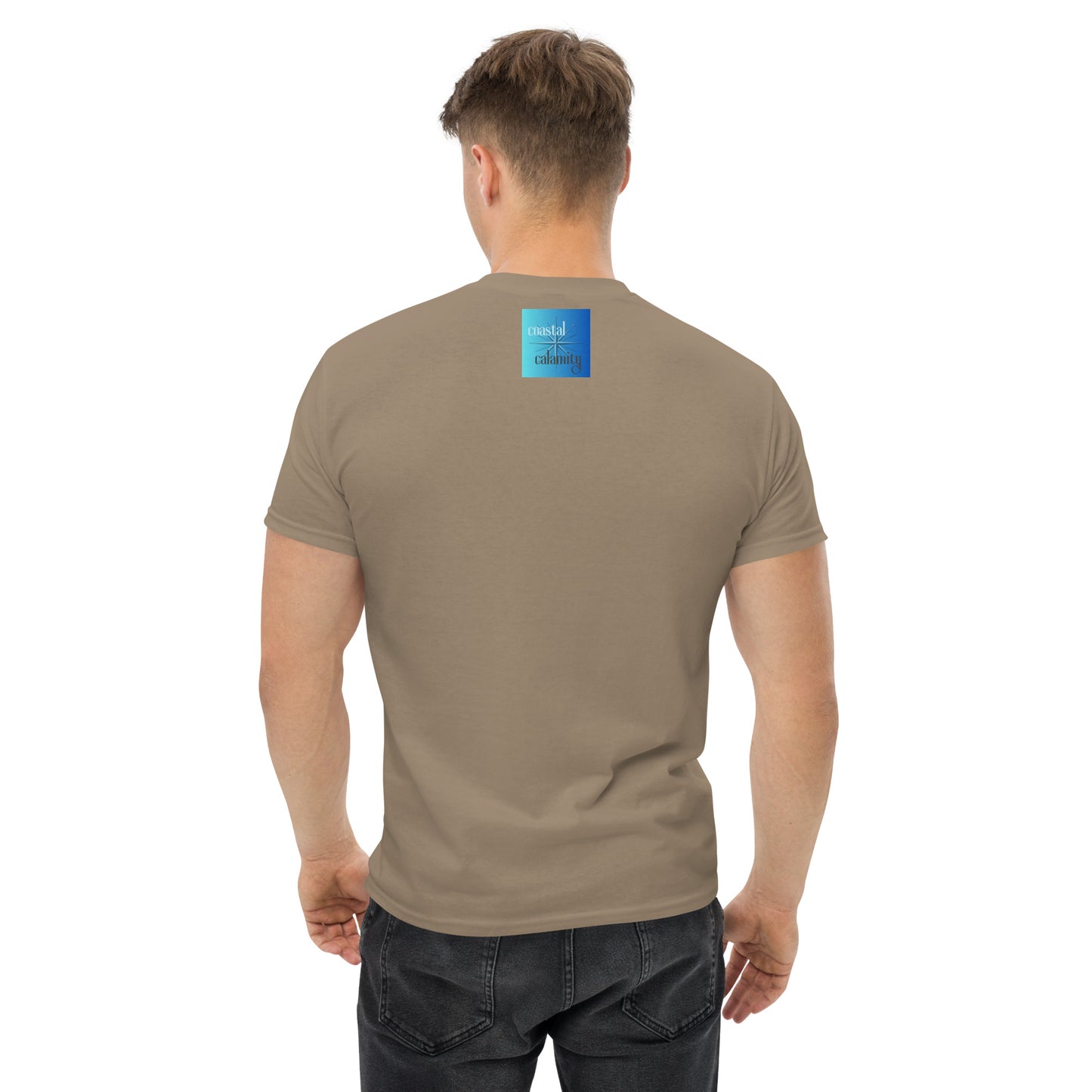 Men's T-shirt Coastal Calamity Robot