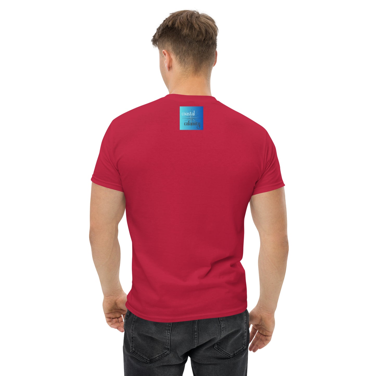 Men's T-shirt Coastal Calamity Robot