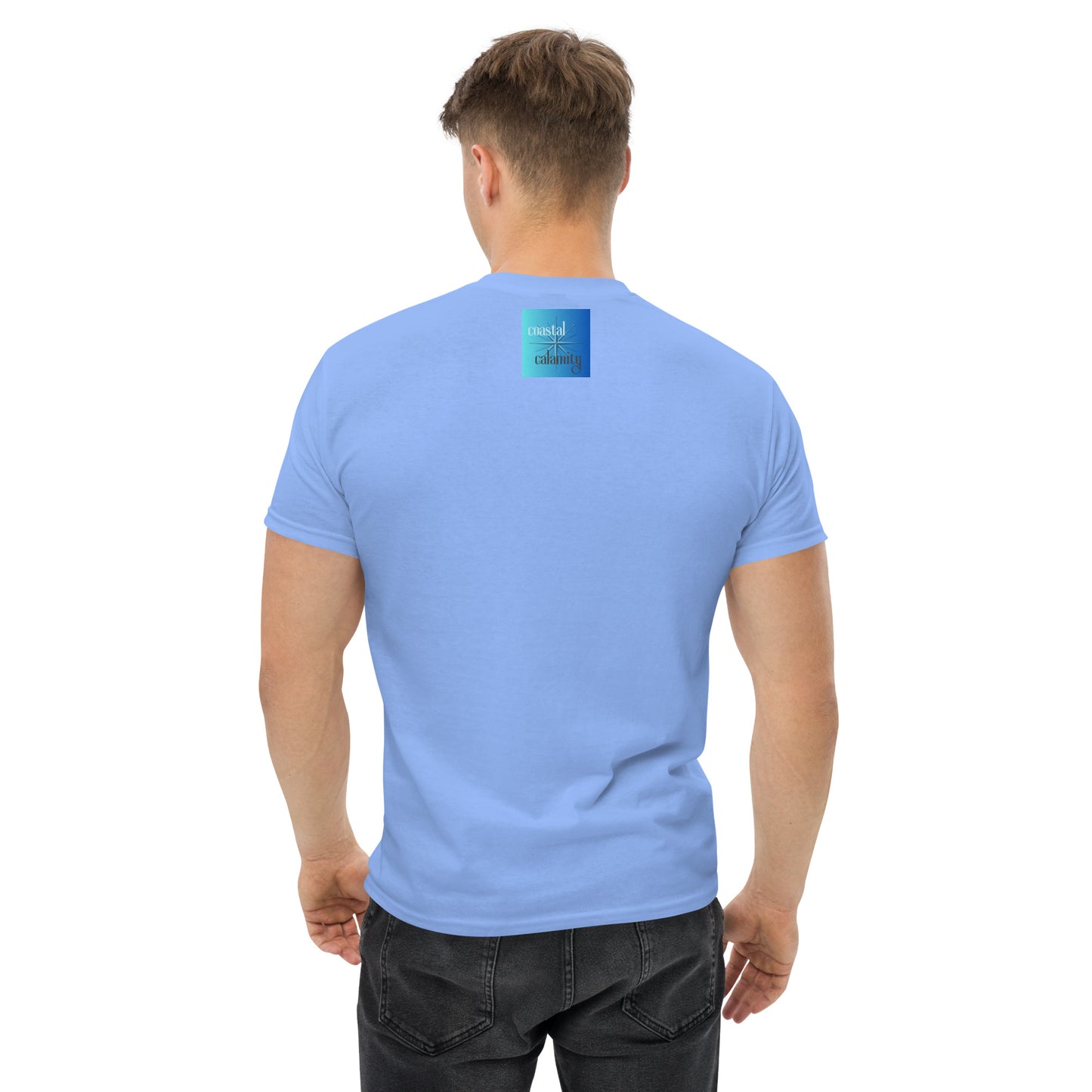 Men's T-shirt Coastal Calamity Robot