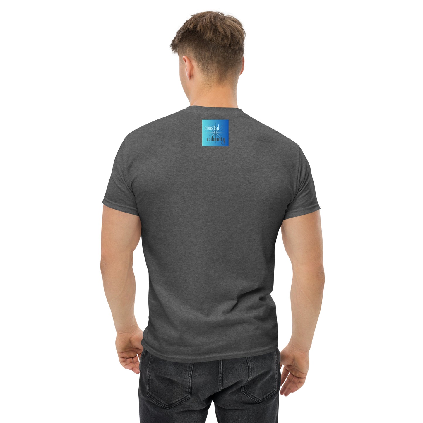 Men's T-shirt Coastal Calamity Robot