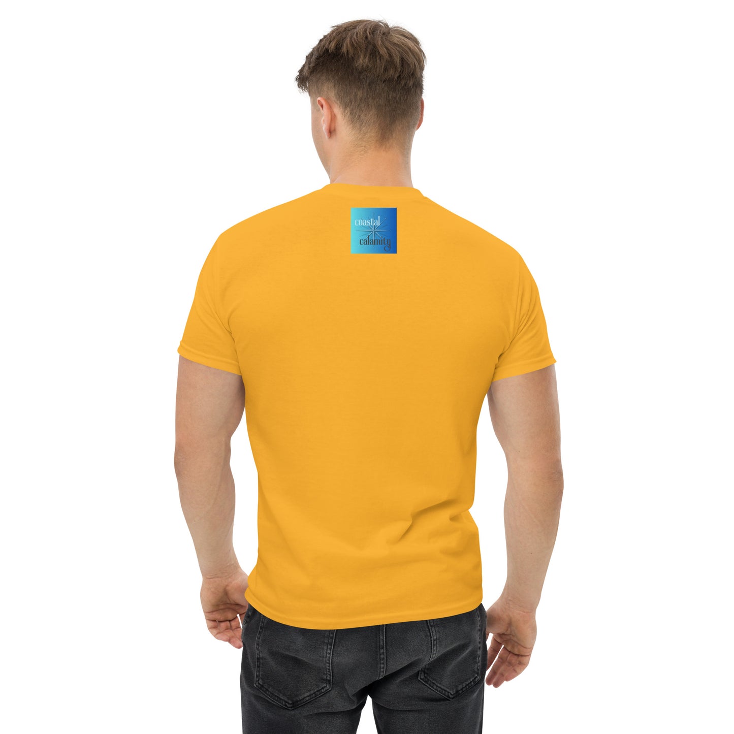 Men's T-shirt Coastal Calamity Robot