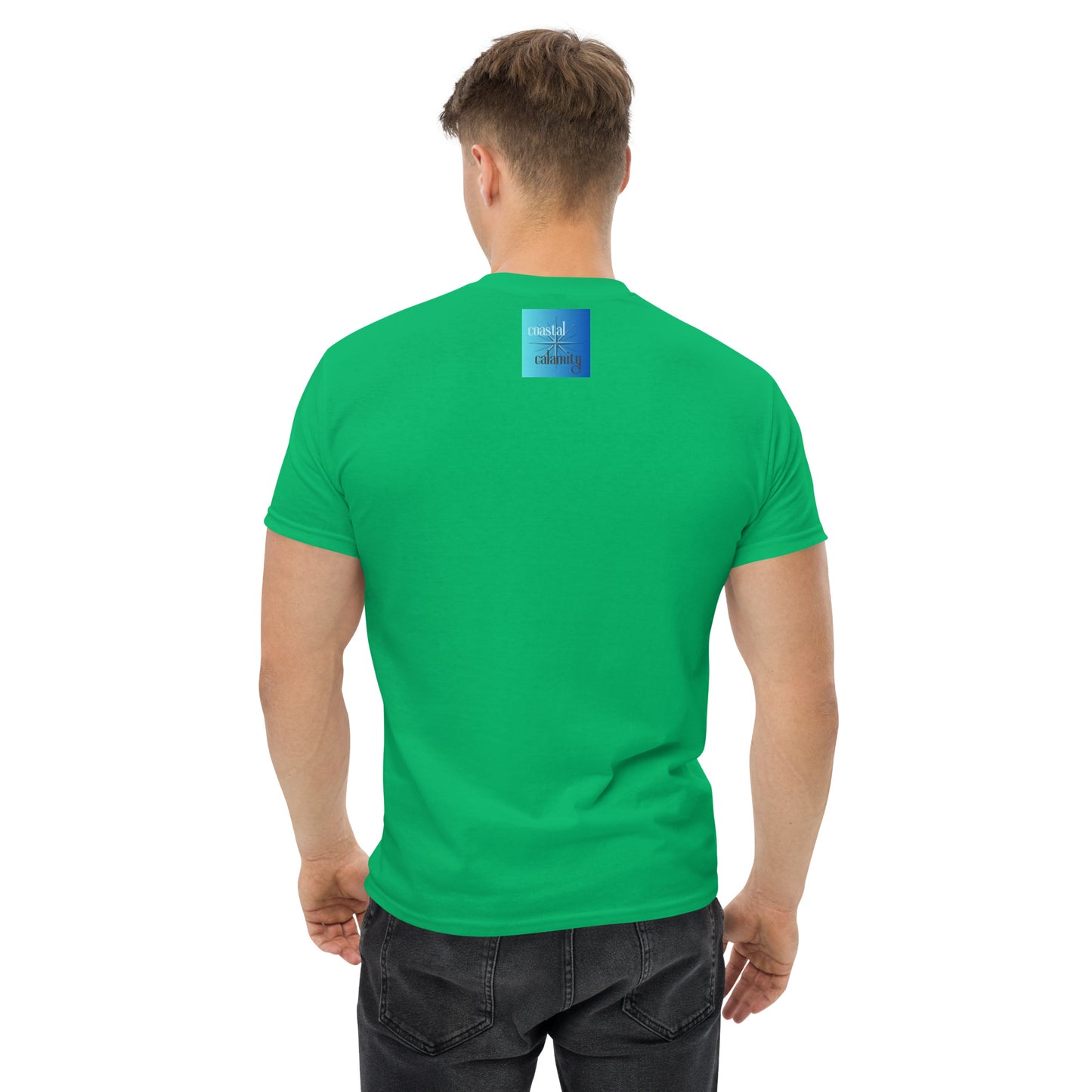 Men's T-shirt Coastal Calamity Robot