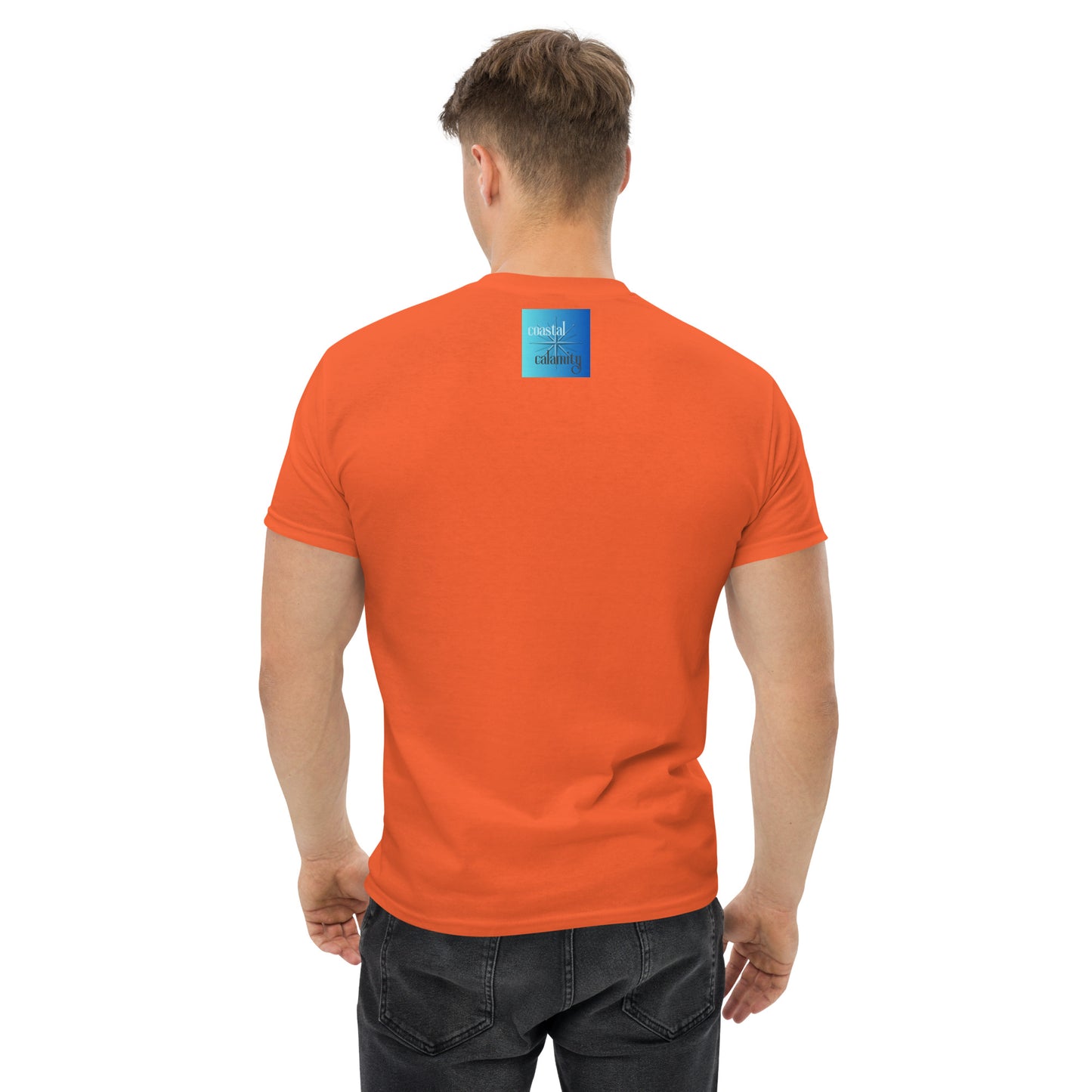 Men's T-shirt Coastal Calamity Robot