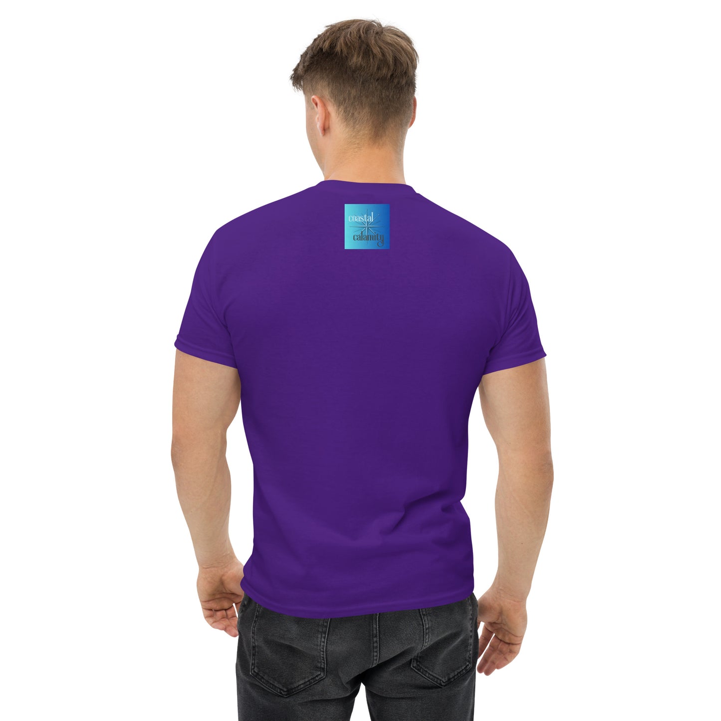 Men's T-shirt Coastal Calamity Robot