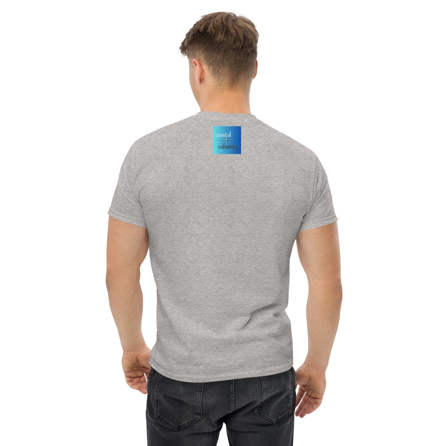 Men's T-shirt Coastal Calamity Robot