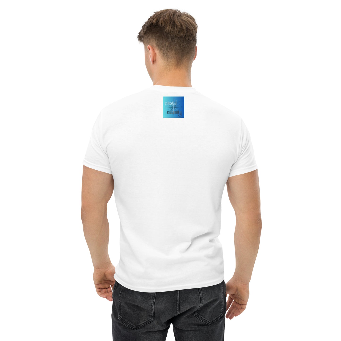 Men's T-shirt Coastal Calamity Robot