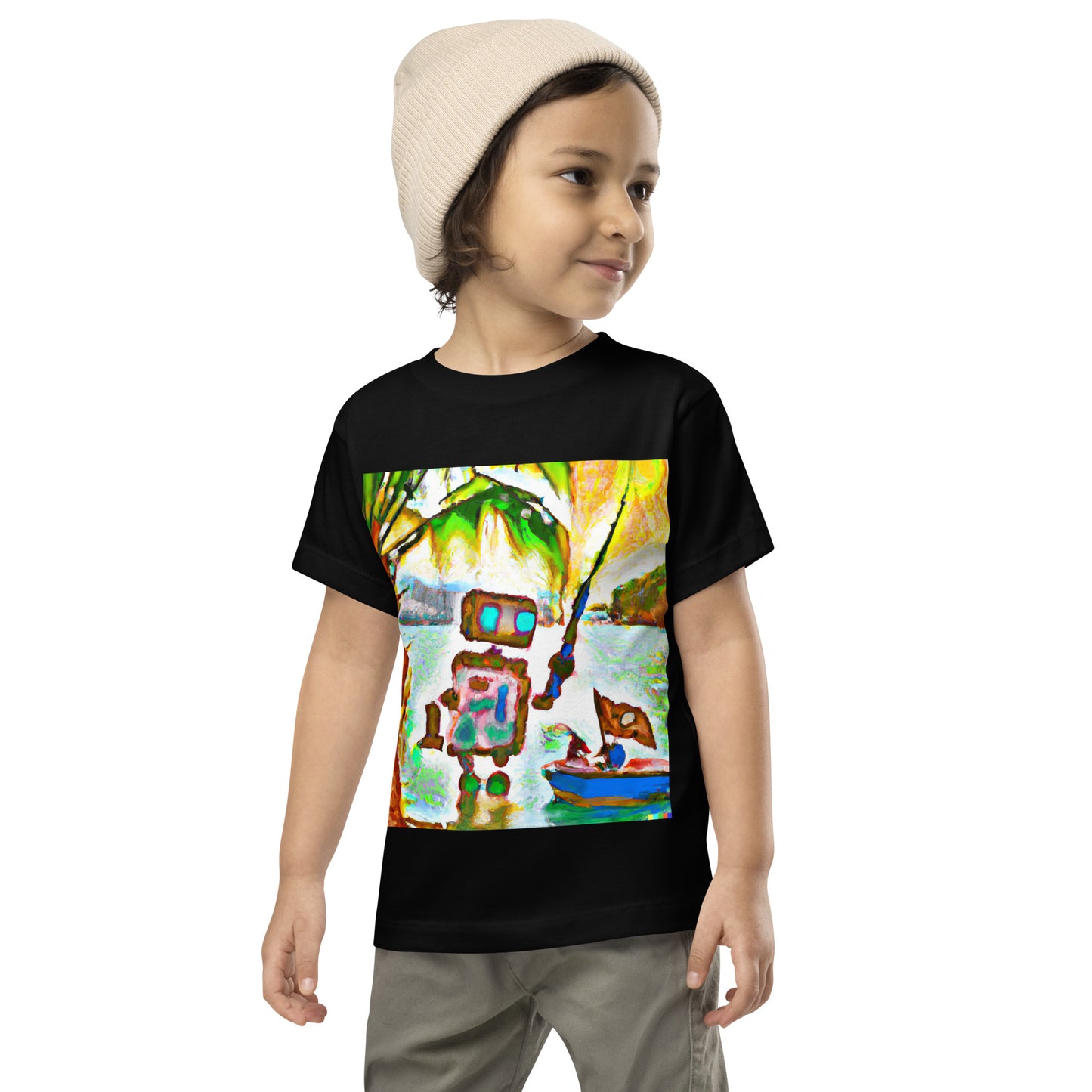 Little Kids Color Choice Tee Short Sleeve Robot