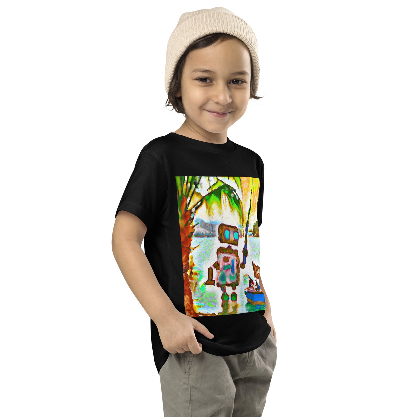 Little Kids Color Choice Tee Short Sleeve Robot