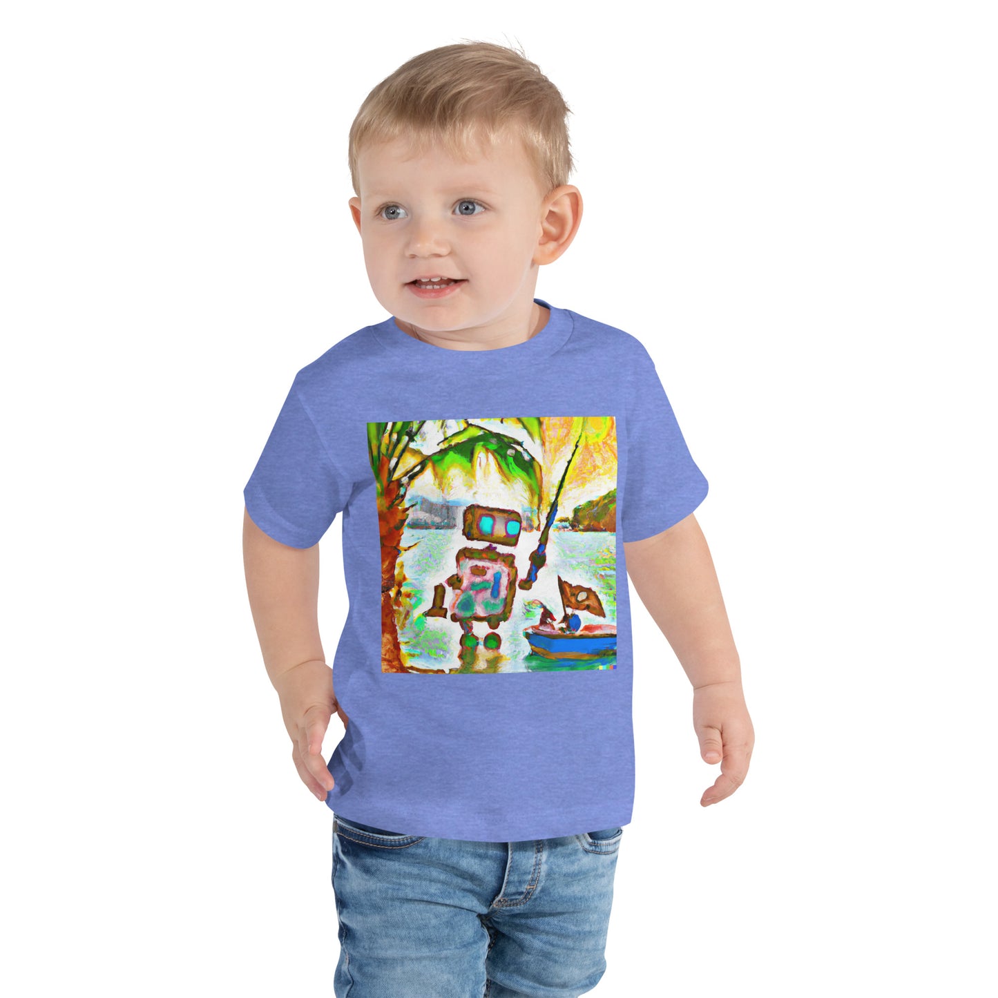 Little Kids Color Choice Tee Short Sleeve Robot