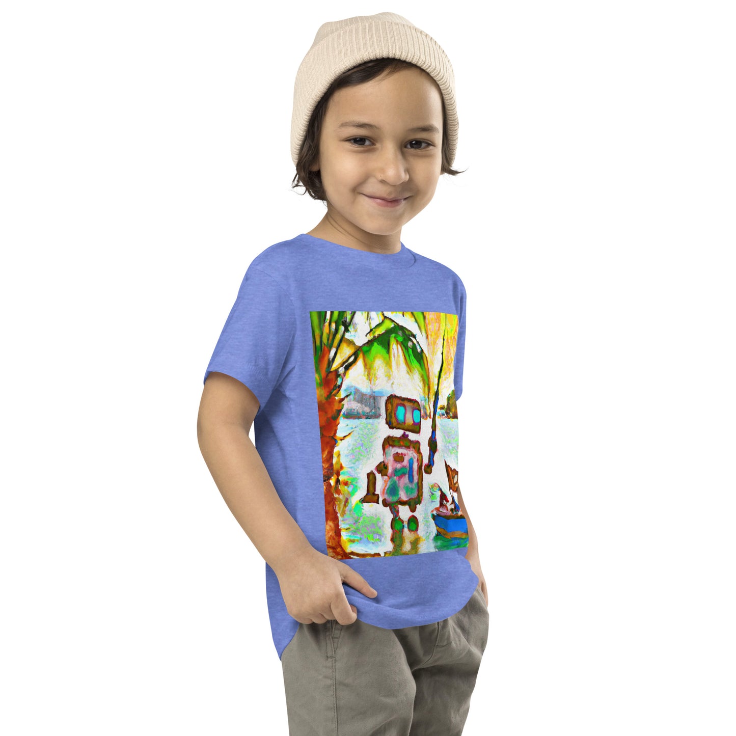 Little Kids Color Choice Tee Short Sleeve Robot