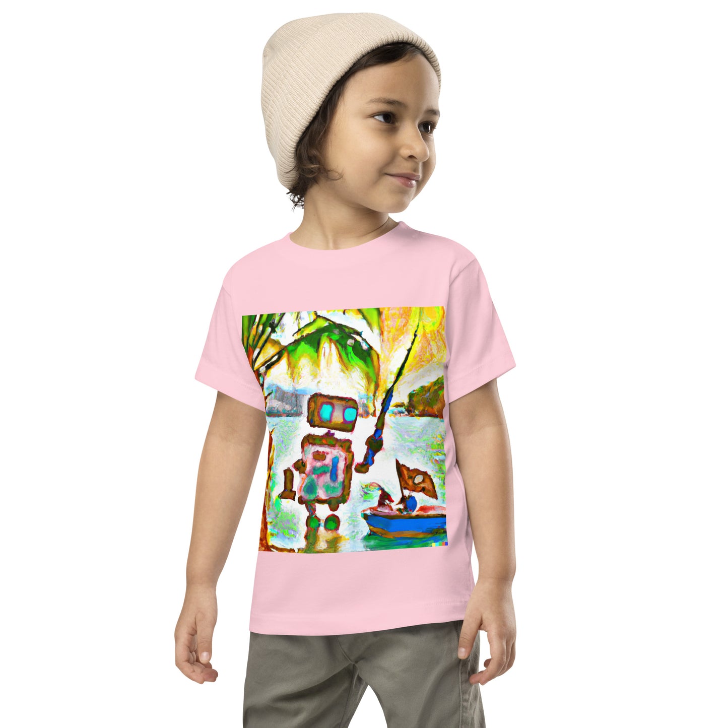 Little Kids Color Choice Tee Short Sleeve Robot