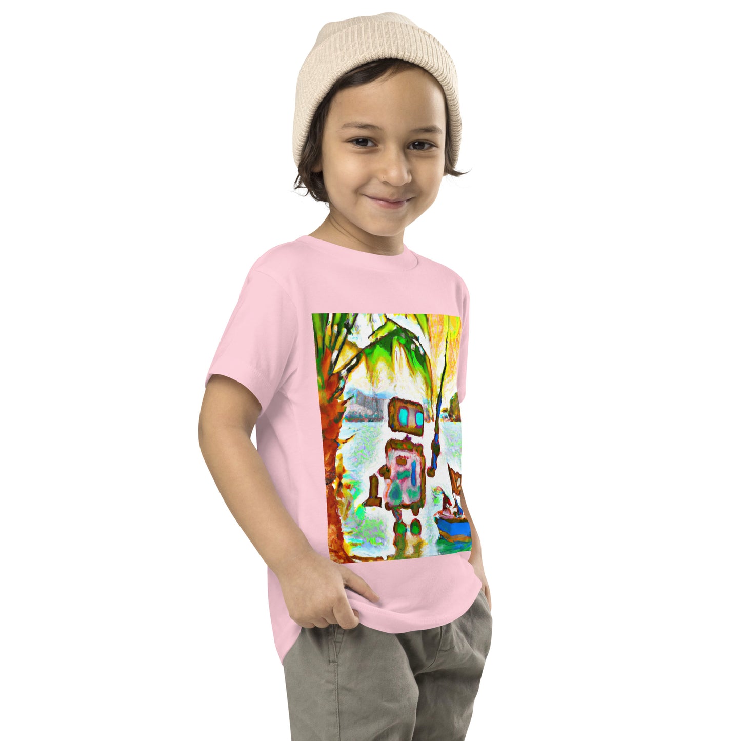 Little Kids Color Choice Tee Short Sleeve Robot