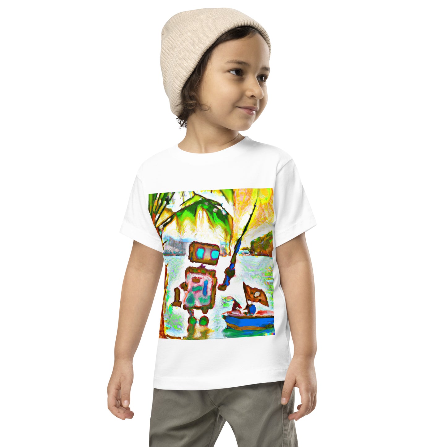 Little Kids Color Choice Tee Short Sleeve Robot