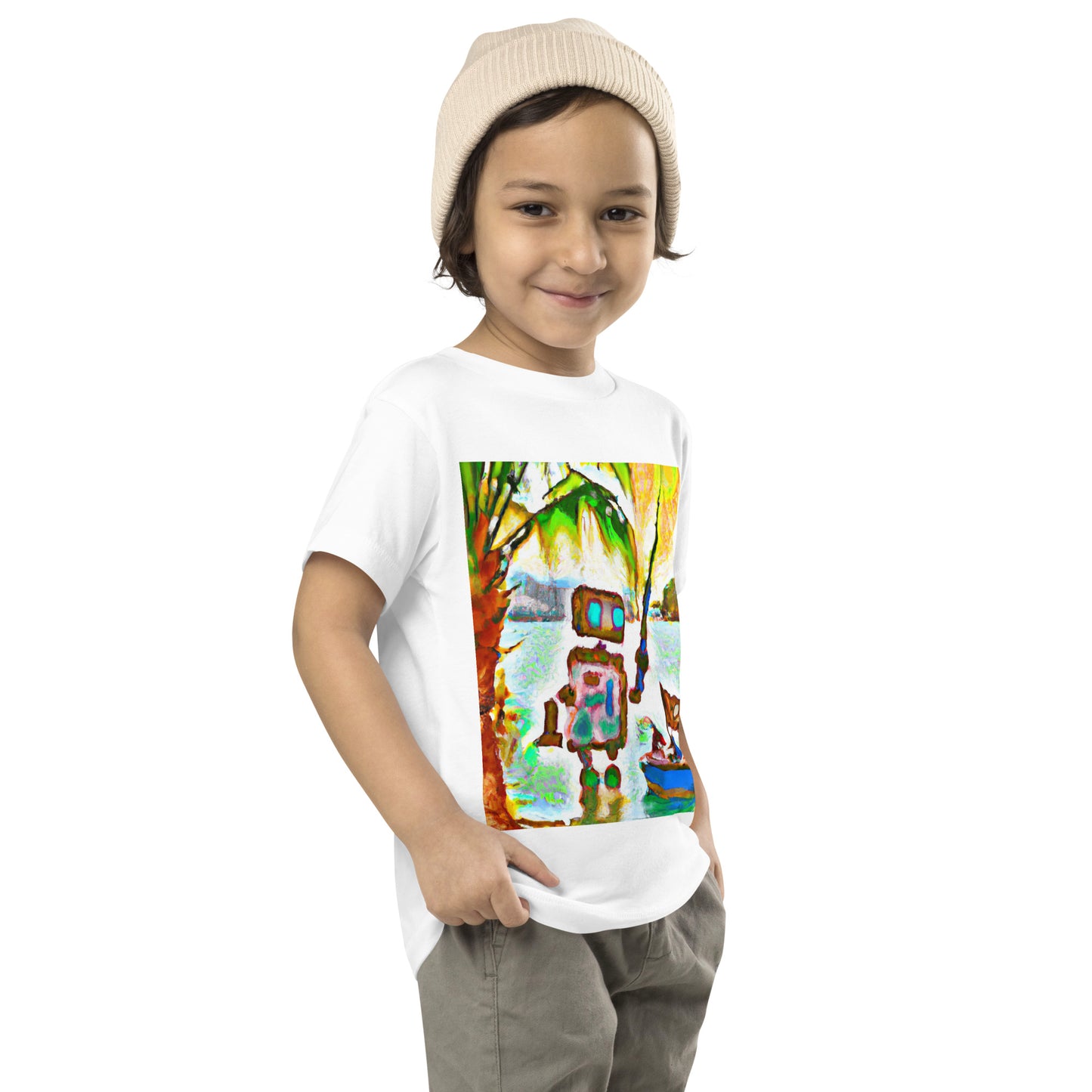 Little Kids Color Choice Tee Short Sleeve Robot