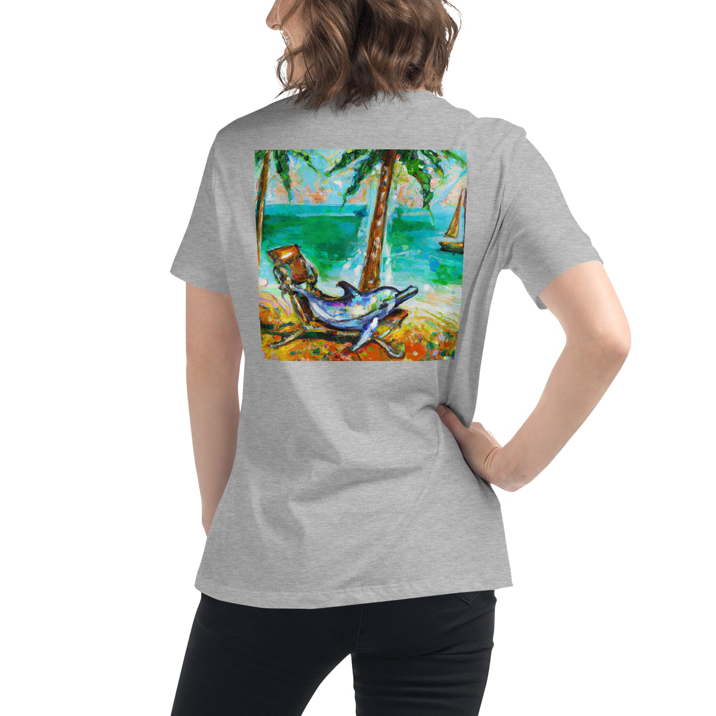 Fins Up! Women's Relaxed Color Choice Tee