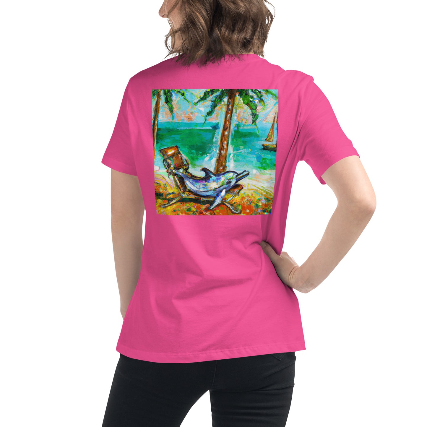 Fins Up! Women's Relaxed Color Choice Tee