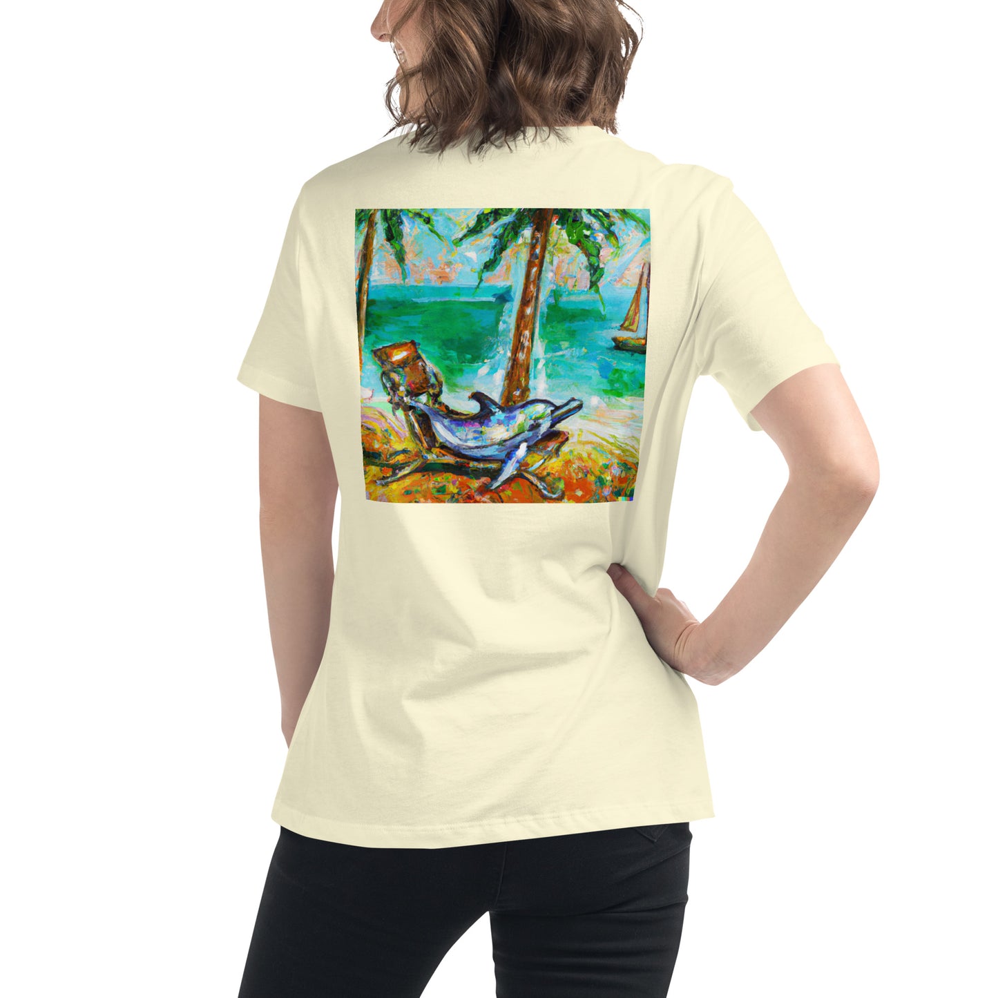 Fins Up! Women's Relaxed Color Choice Tee