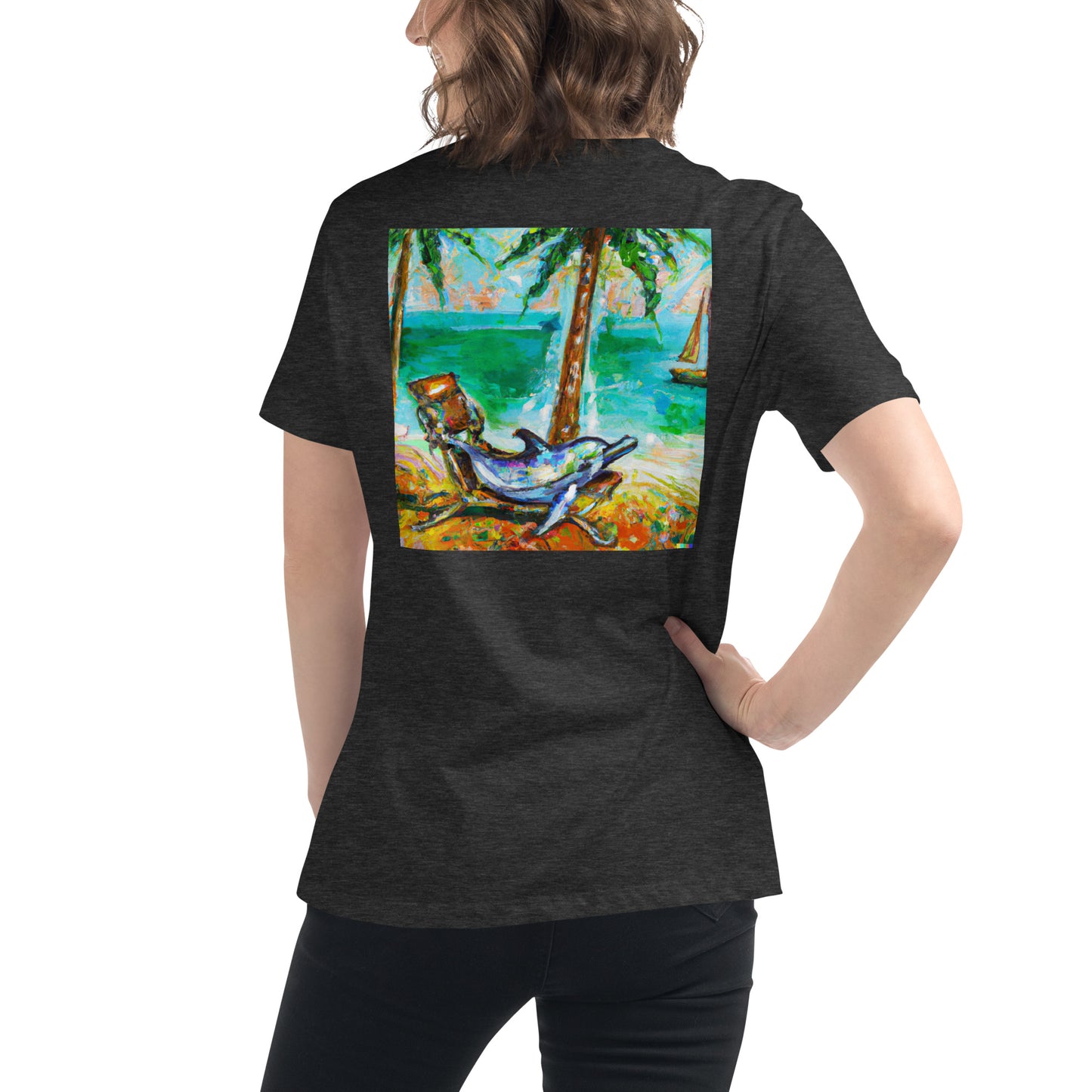 Fins Up! Women's Relaxed Color Choice Tee