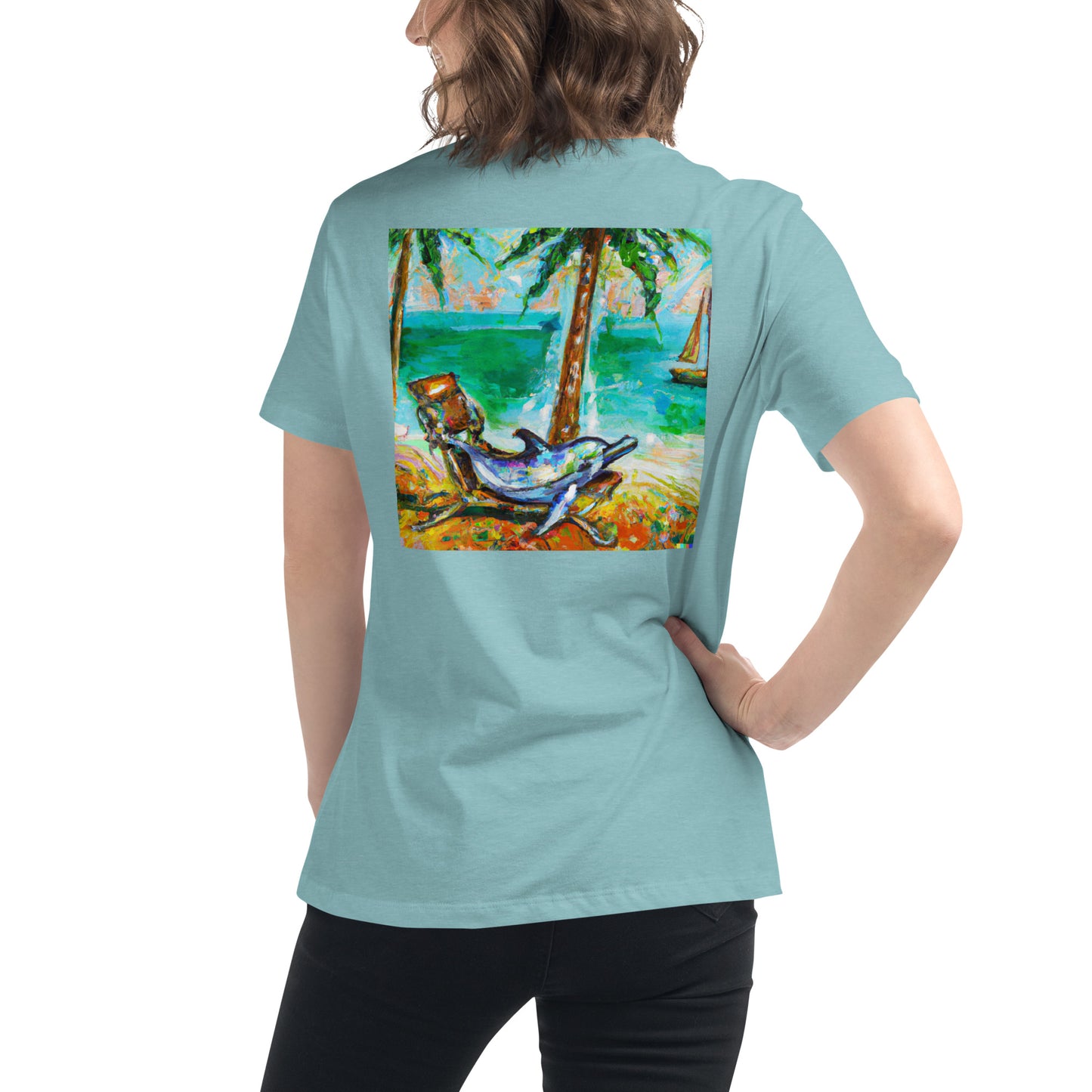 Fins Up! Women's Relaxed Color Choice Tee