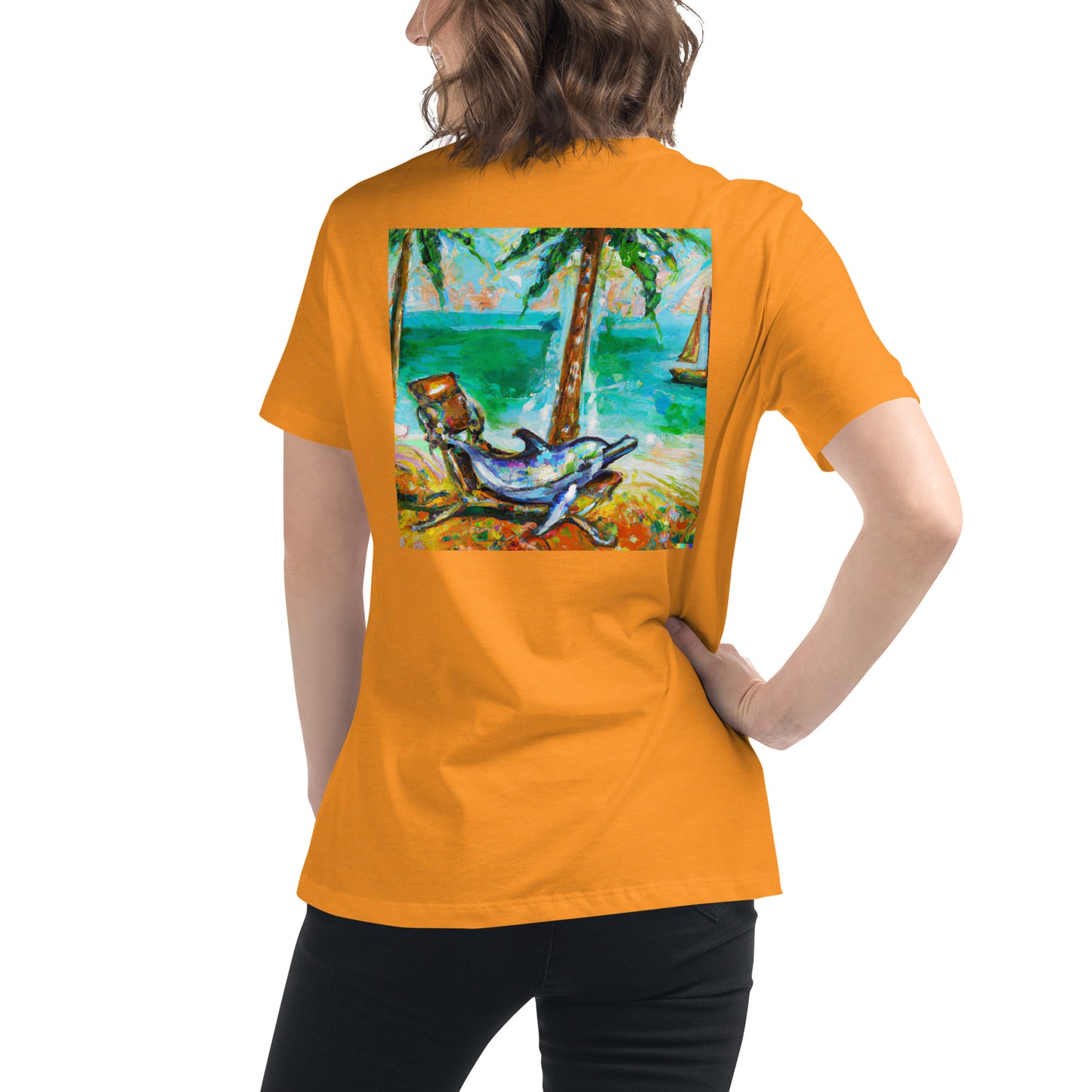 Fins Up! Women's Relaxed Color Choice Tee