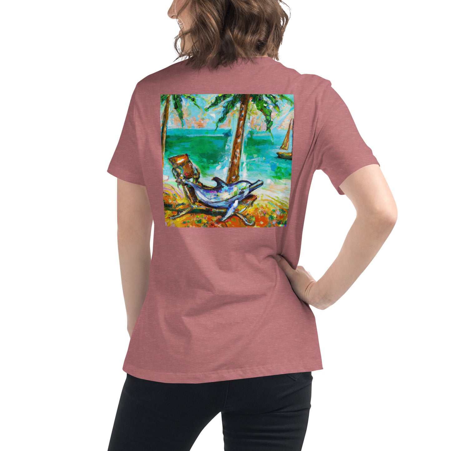 Fins Up! Women's Relaxed Color Choice Tee