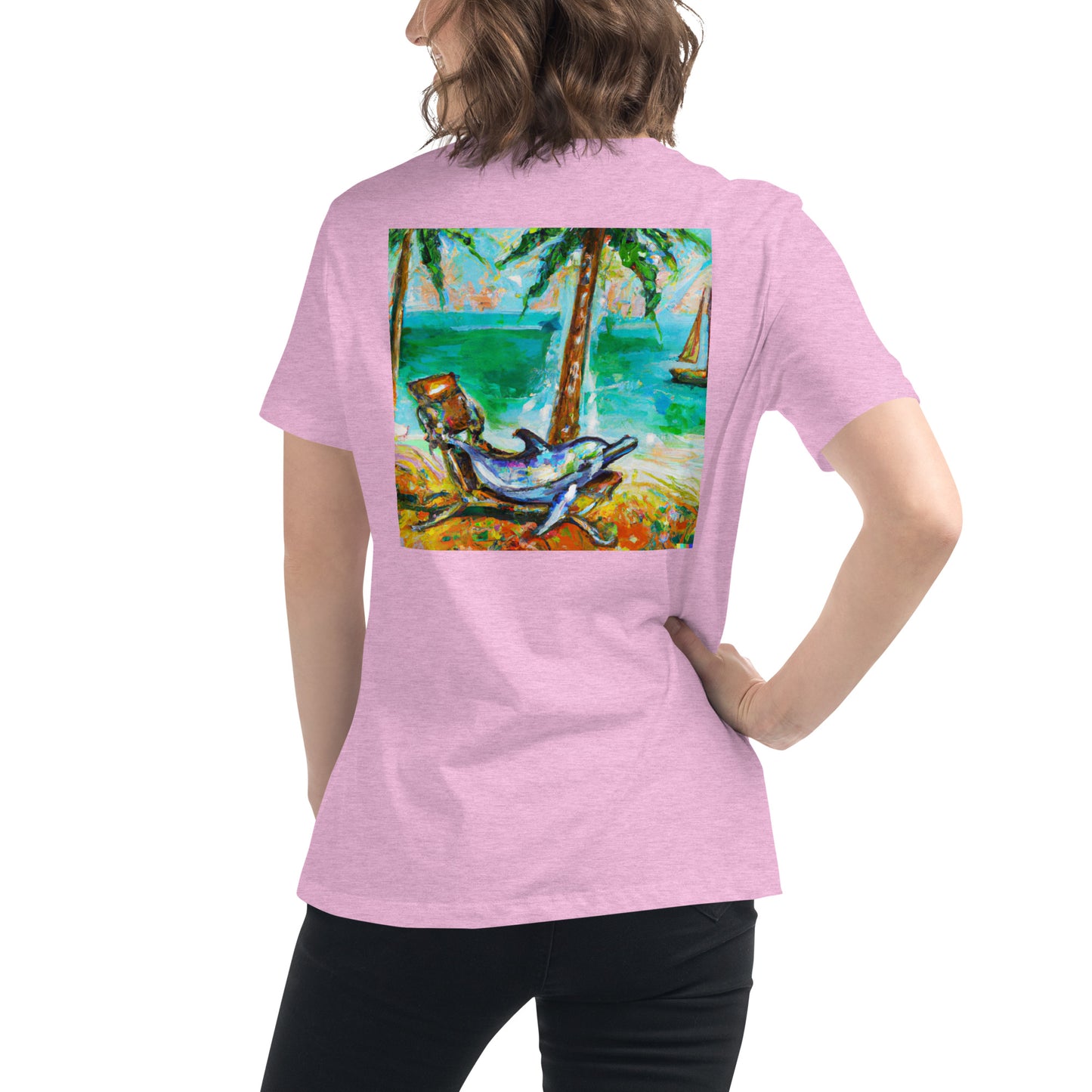 Fins Up! Women's Relaxed Color Choice Tee