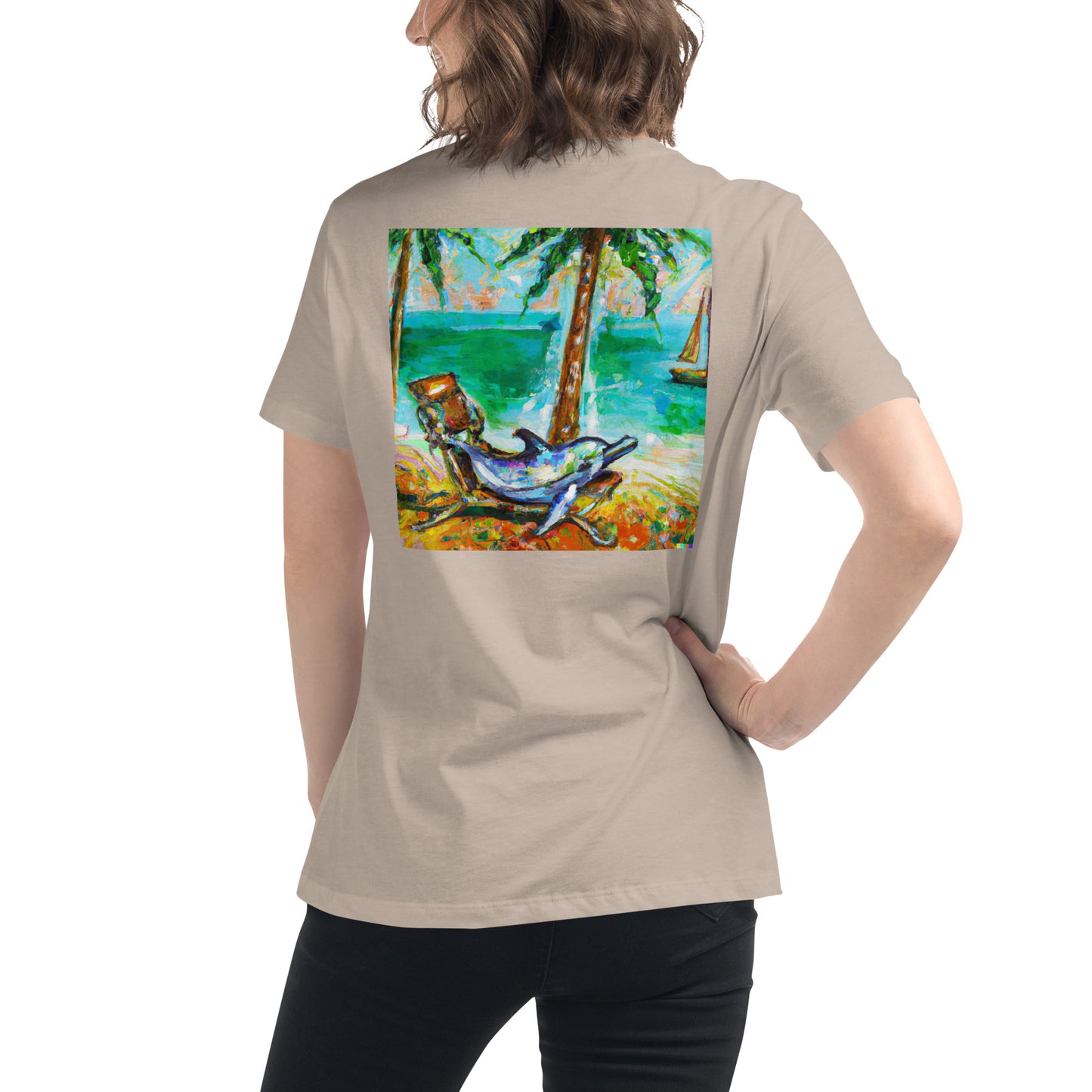 Fins Up! Women's Relaxed Color Choice Tee