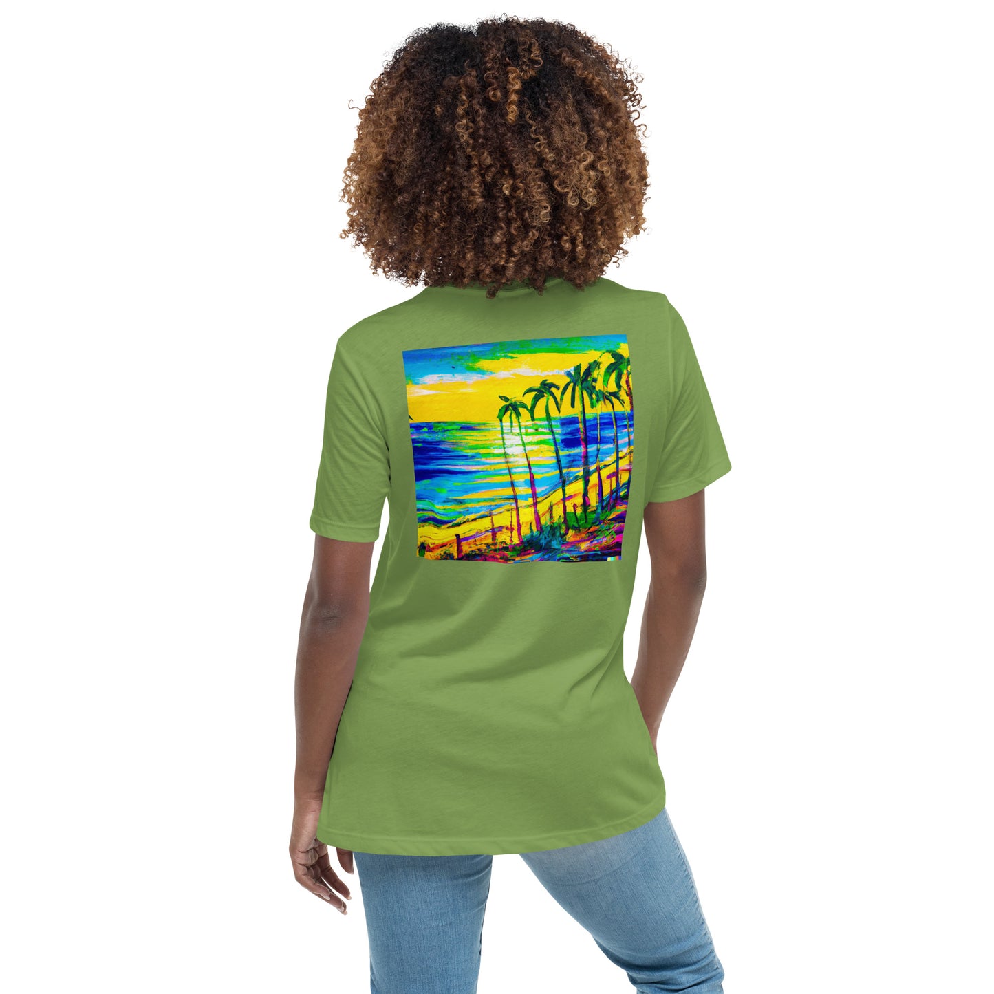 Some Beach Some Where Women's Relaxed Color Choice Tee