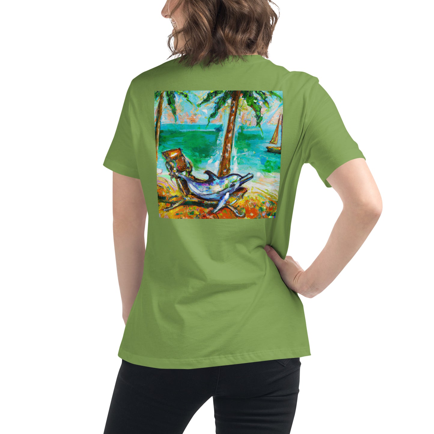 Fins Up! Women's Relaxed Color Choice Tee