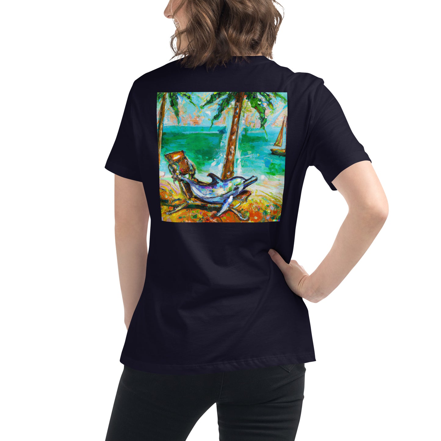 Fins Up! Women's Relaxed Color Choice Tee