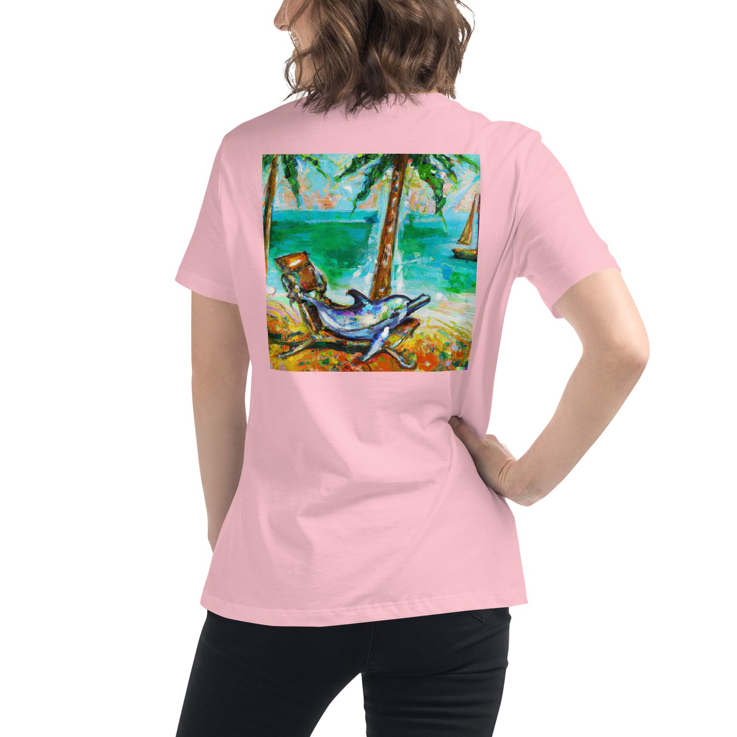 Fins Up! Women's Relaxed Color Choice Tee