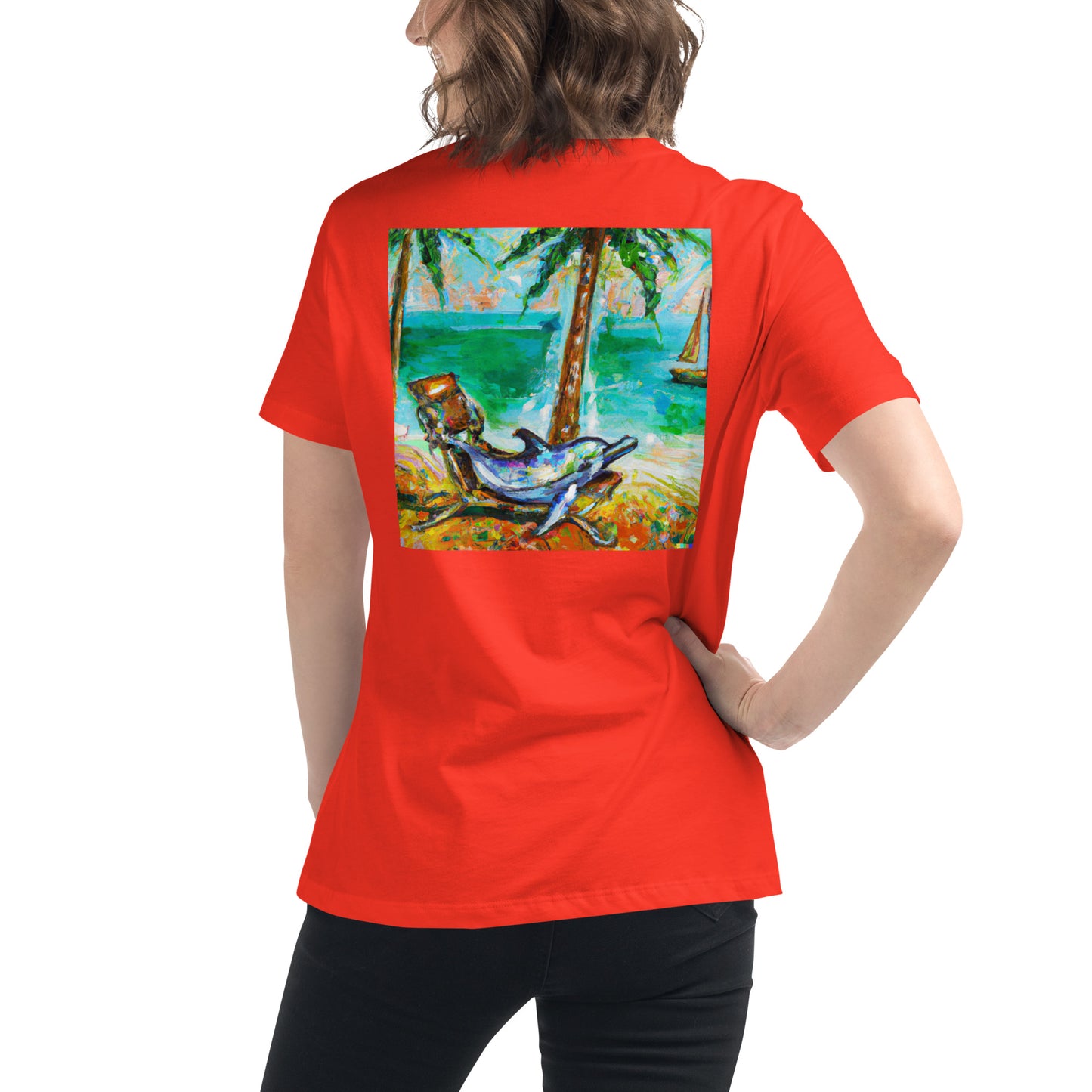 Fins Up! Women's Relaxed Color Choice Tee