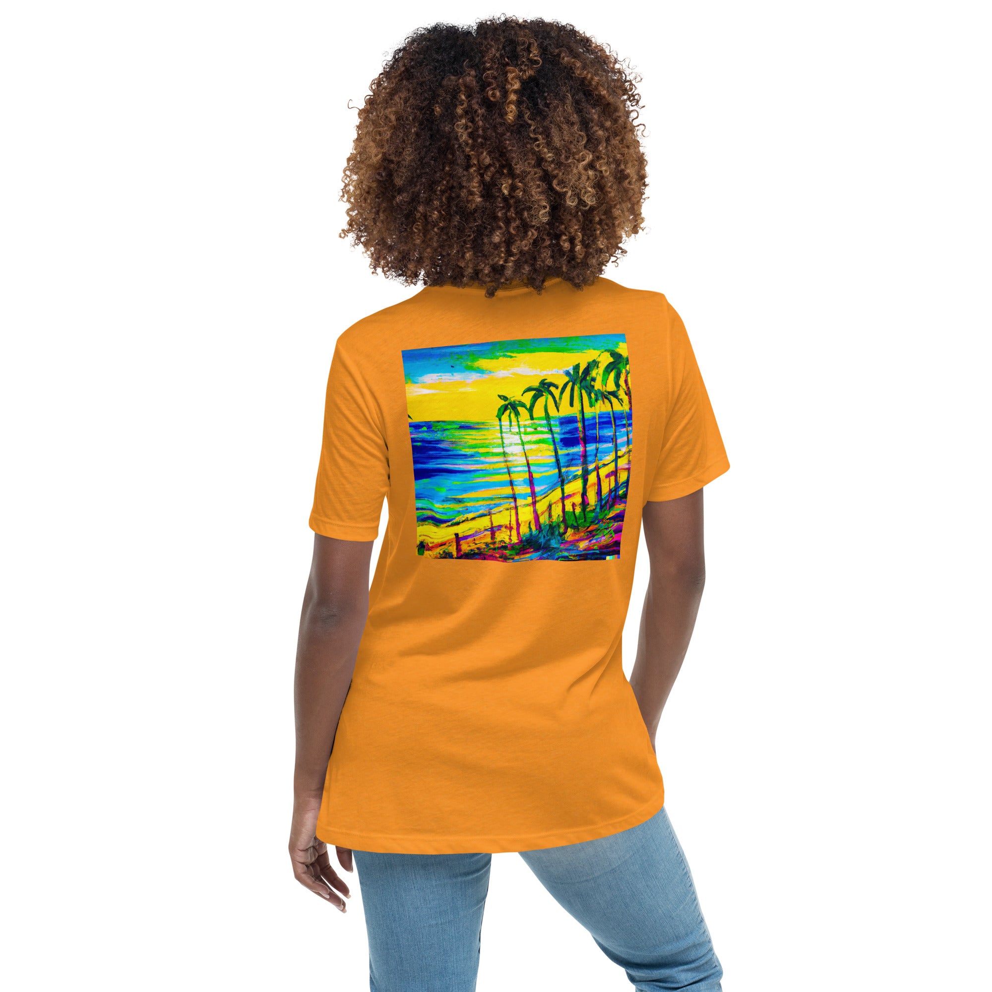 Some Beach Some Where Women's Relaxed Color Choice Tee